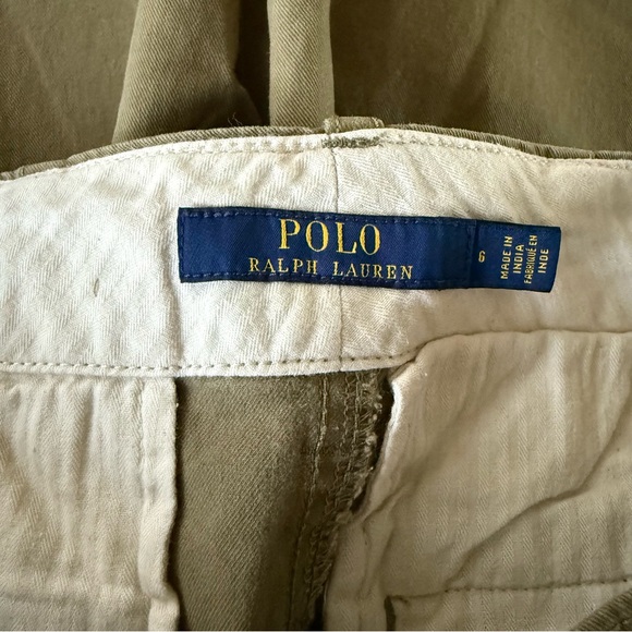 Polo Ralph Lauren Wide Leg Ankle Khaki Pants - Picture 8 of 9